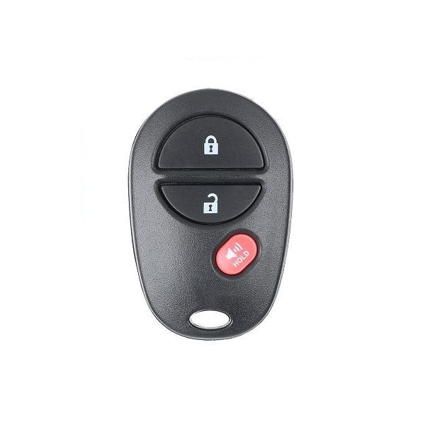 Keyless Factory 2004-2018 Toyota / 3-Button Keyless Entry Remote Shell / PN: 89742-AE010 / GQ43VT20T ORS-TOY-20T-3 - main
